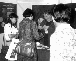 the British Library exhibition stand at the 62nd International Federation of Library Associations (IFLA) General Conference