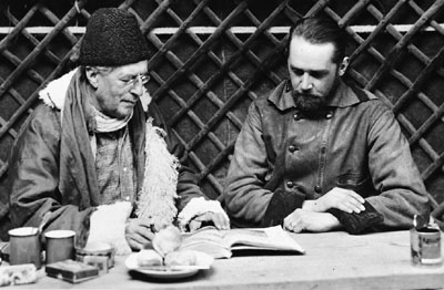 Hedin with Folke Bergman on Hedin's final expedition, 1934
 © The Sven Hedin Foundation