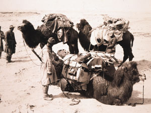 The Hedin expedition in 1901 near Lop Nor.
 © The Sven Hedin Foundation