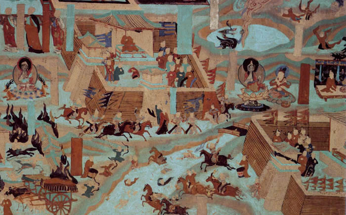 Tang dynasty mural