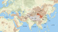 Map of the Eastern Silk Road